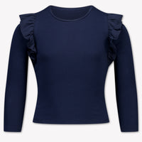 Guess Kids Girls T-Shirt In Navy
