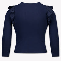 Guess Kids Girls T-Shirt In Navy