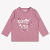 Guess Baby Meisjes T-Shirt In Roze