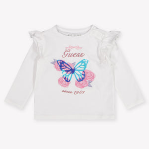 Guess Baby Girls T-Shirt In White