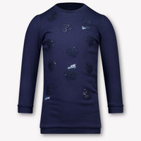 Guess Kids Girls Dress In Navy