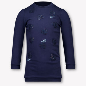 Guess Kids Girls Dress In Navy