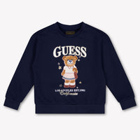 Guess Kids Girls Sweater In Navy