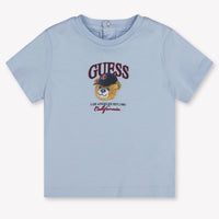 Guess Baby Boys T-Shirt In Light Blue