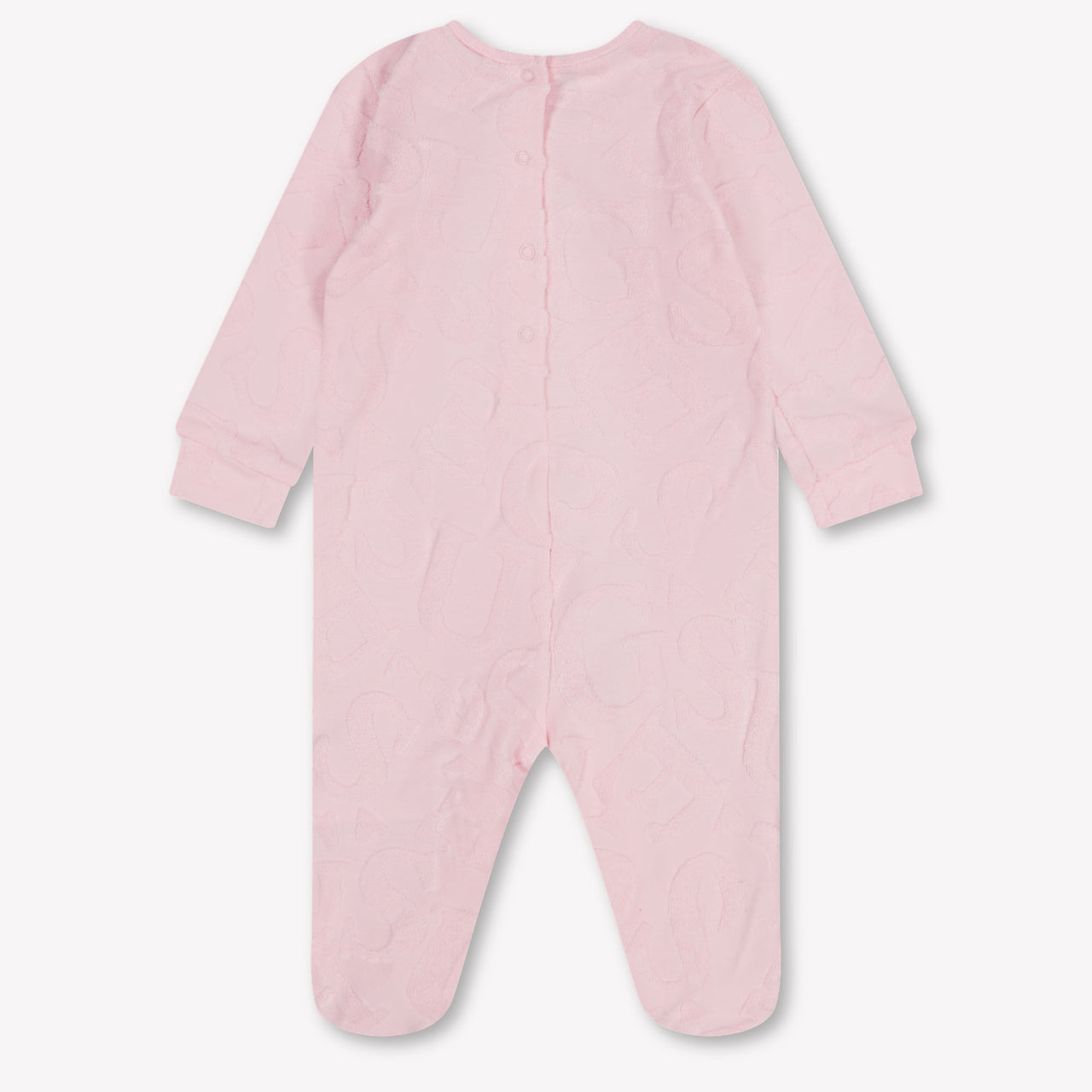 Guess Baby Unisex Playsuit In Pink