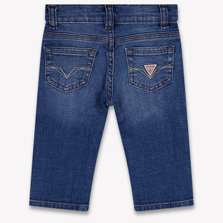 Guess Baby Boys Jeans In Blue