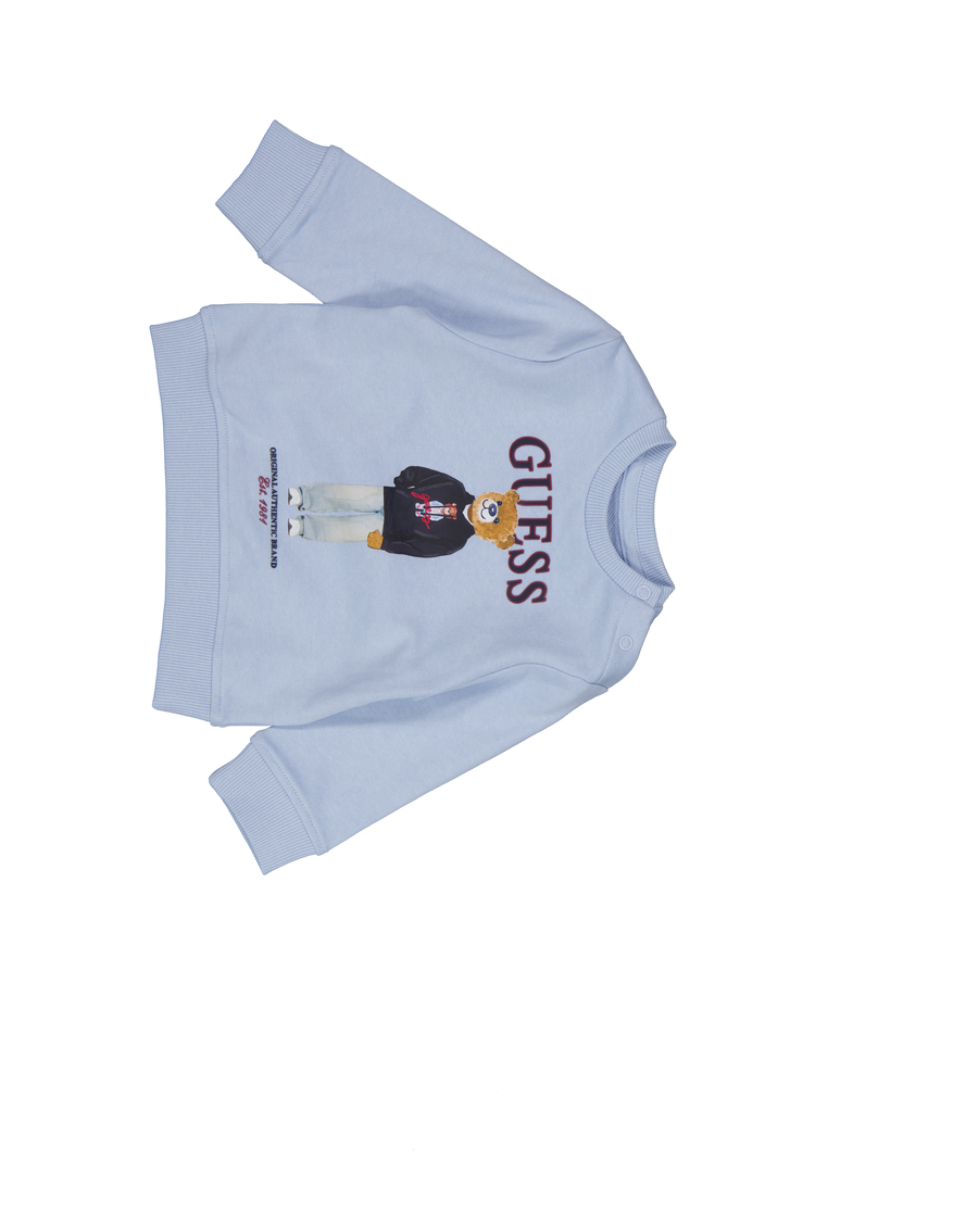 Guess Baby Boys Sweater In Light Blue
