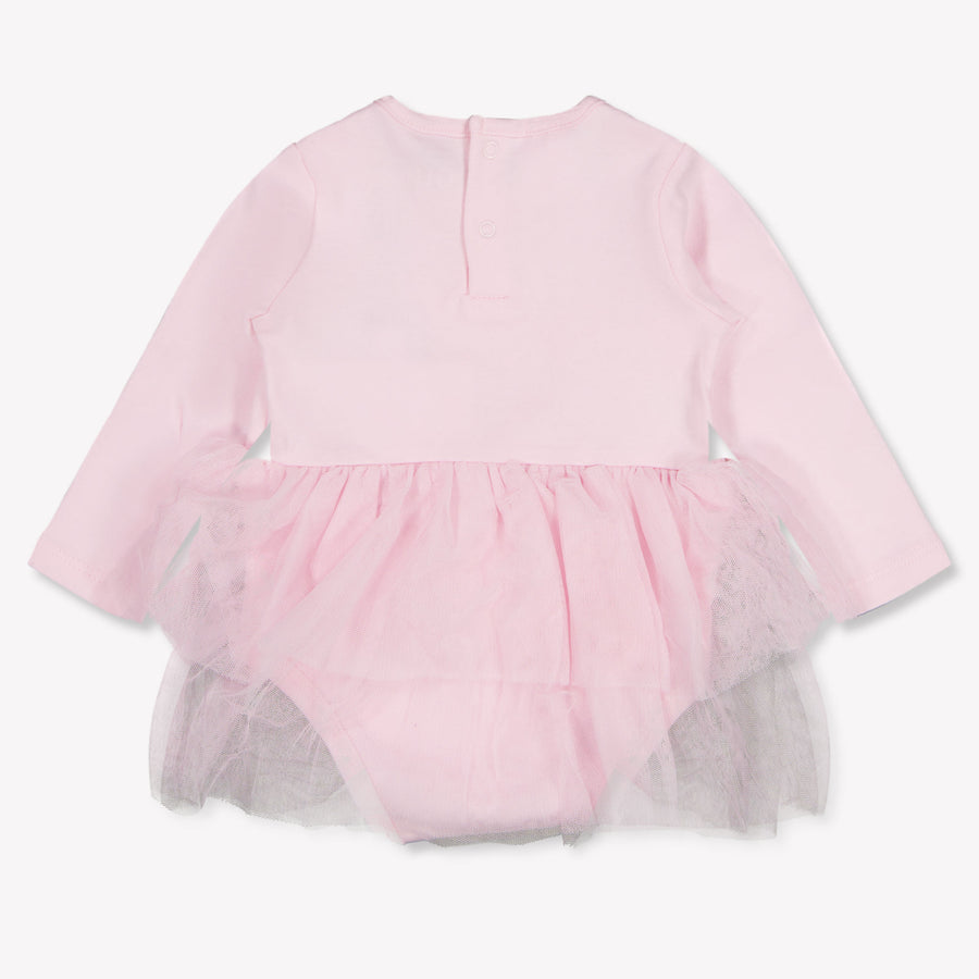 Guess Baby Meisjes Jurk In Licht Roze