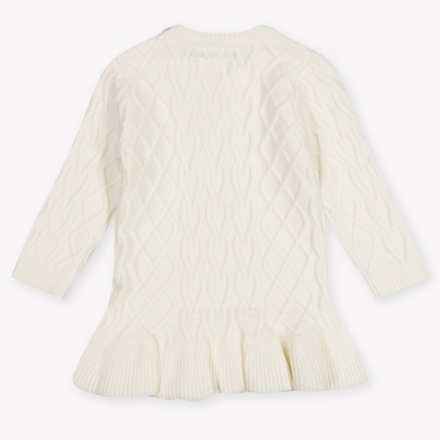 Guess Baby Meisjes Jurk In Off White