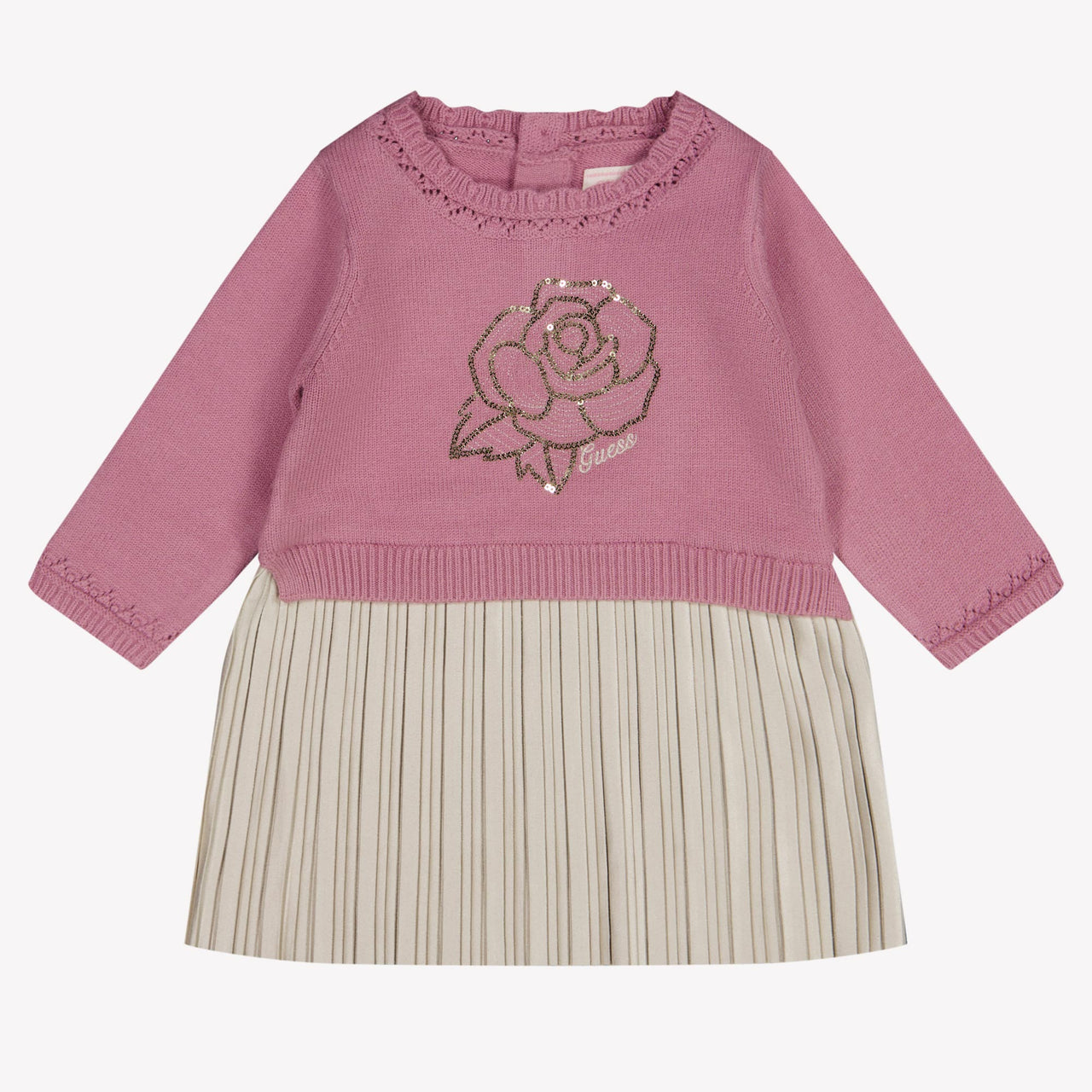 Guess Baby Meisjes Jurk In Roze