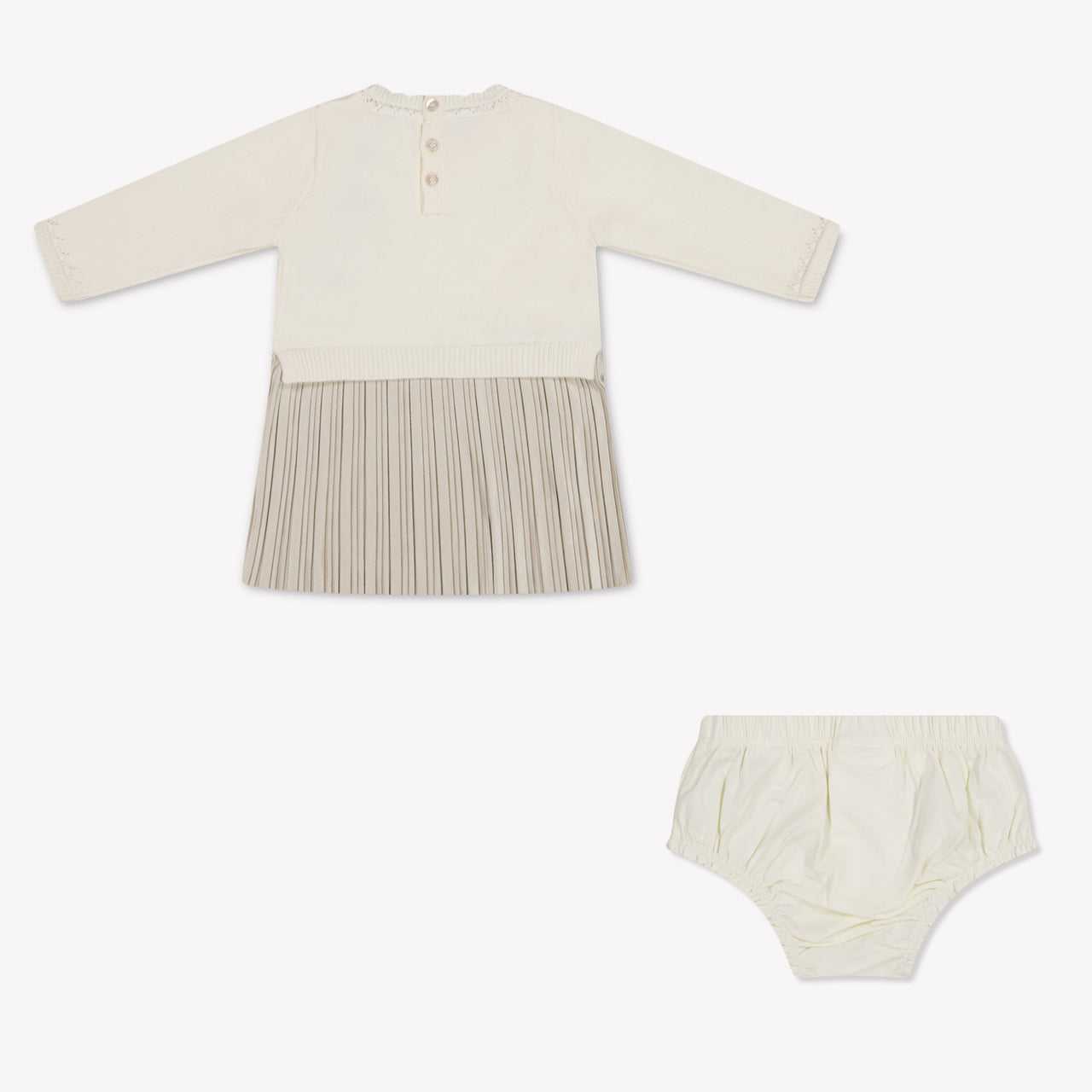 Guess Baby Meisjes Jurk In Off White