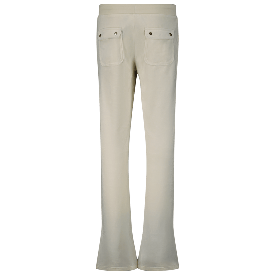 Juicy Couture Kids Girls Pants Off White
