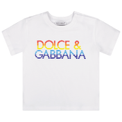 Dolce & Gabbana Bebek Erkek Tişört Beyaz
