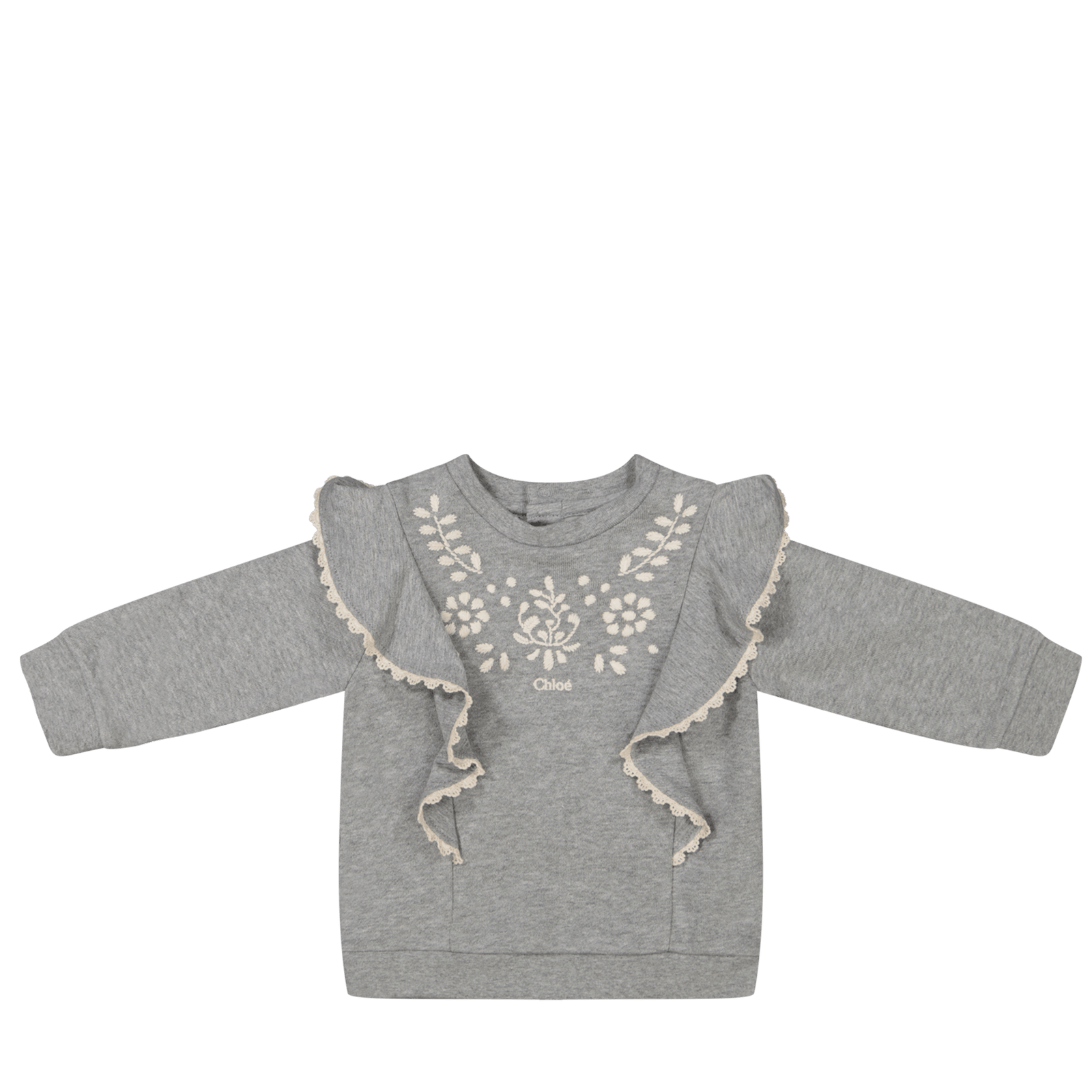 Chloe Baby Girls Sweater Grey