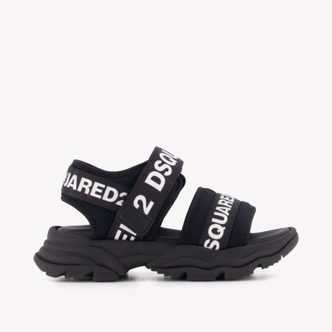 Dsquared2 Boys Sandals In Black