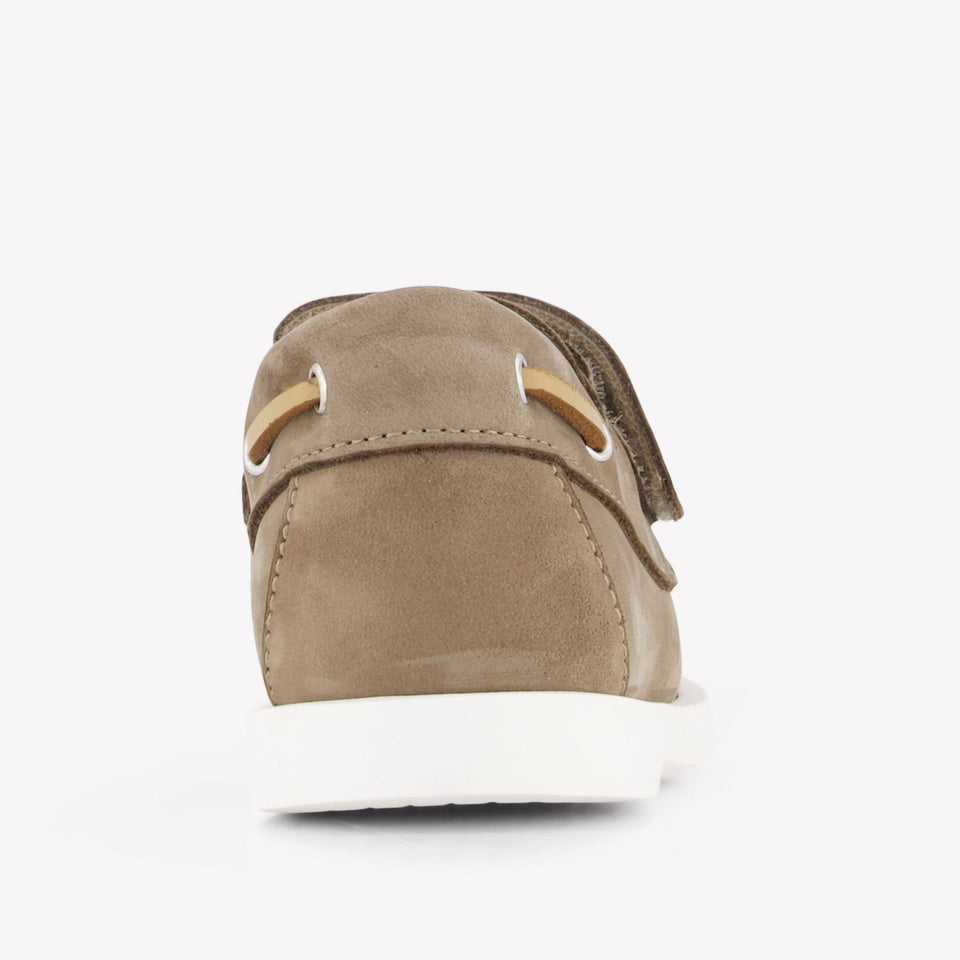 Andrea Montelpare Boys Shoes In Taupe