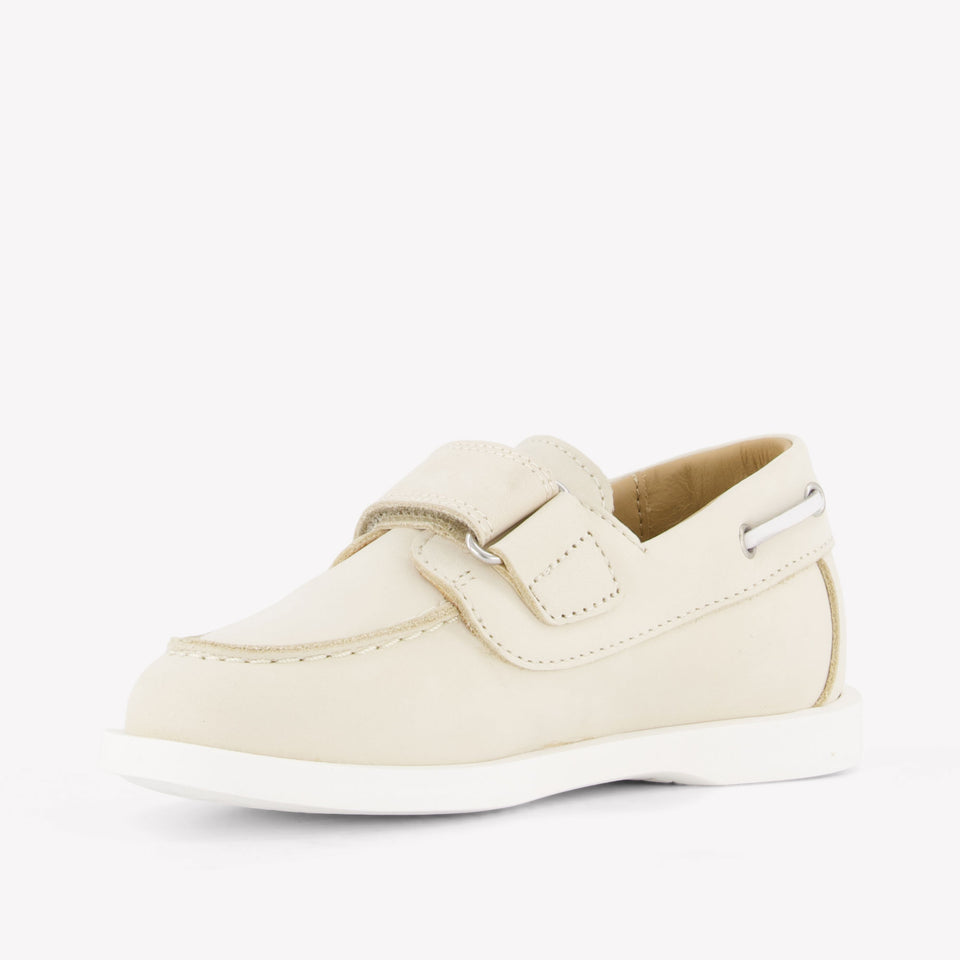 Andrea Montelpare Boys Shoes In Light Beige