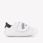 Dsquared2 Baby Unisex Sneakers In Wit