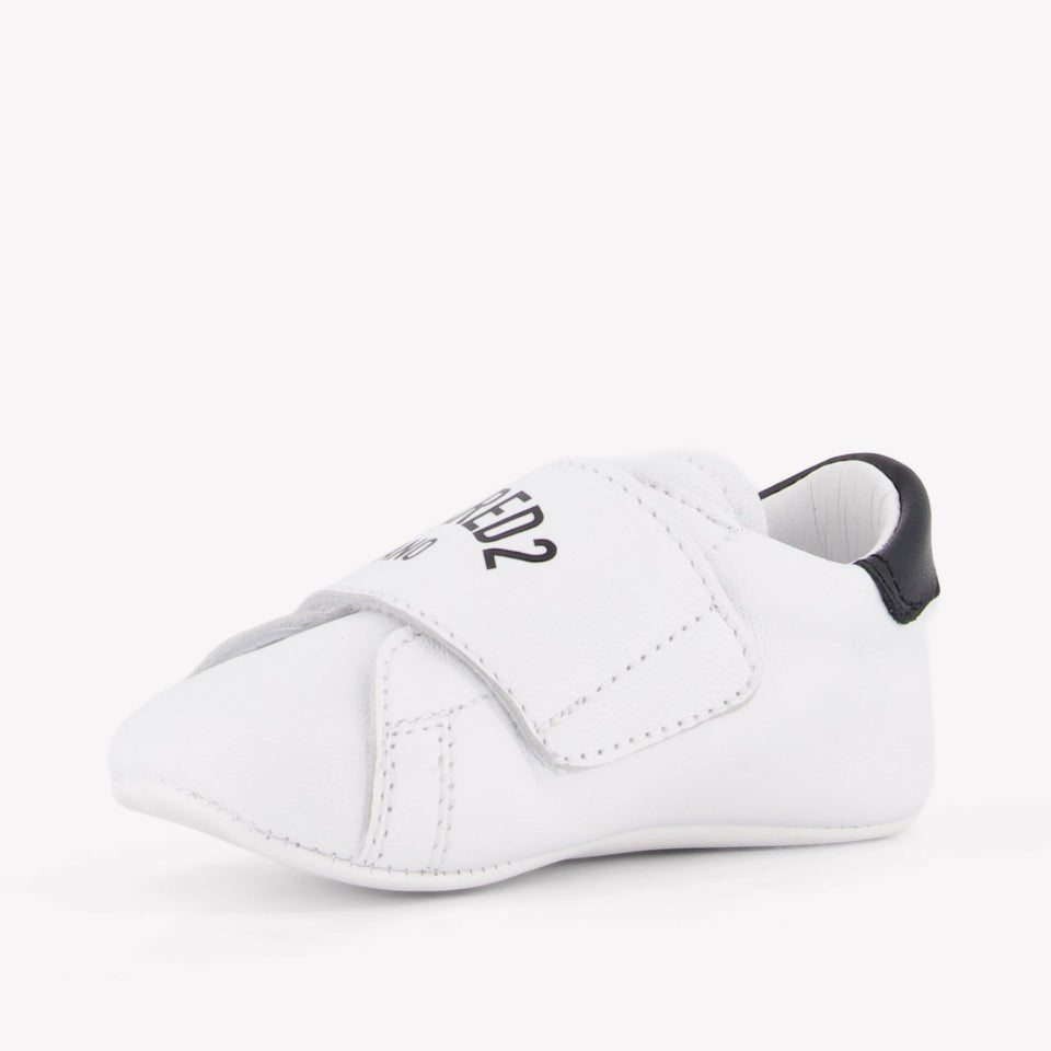 Dsquared2 Baby Unisex Sneakers In Wit