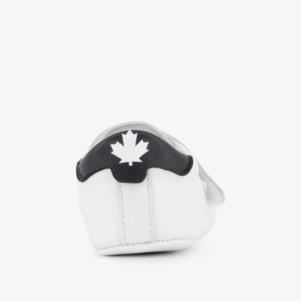 Dsquared2 Baby Unisex Sneakers In Wit