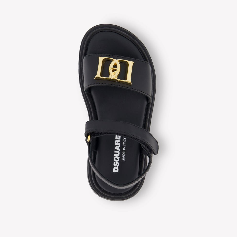 Dsquared2 Girls Sandals In Black