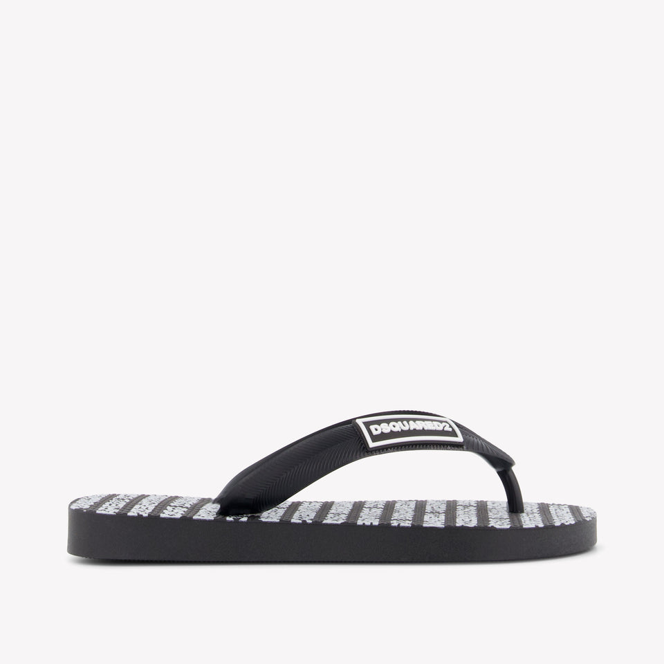 Dsquared2 Boys Flipflops In Black