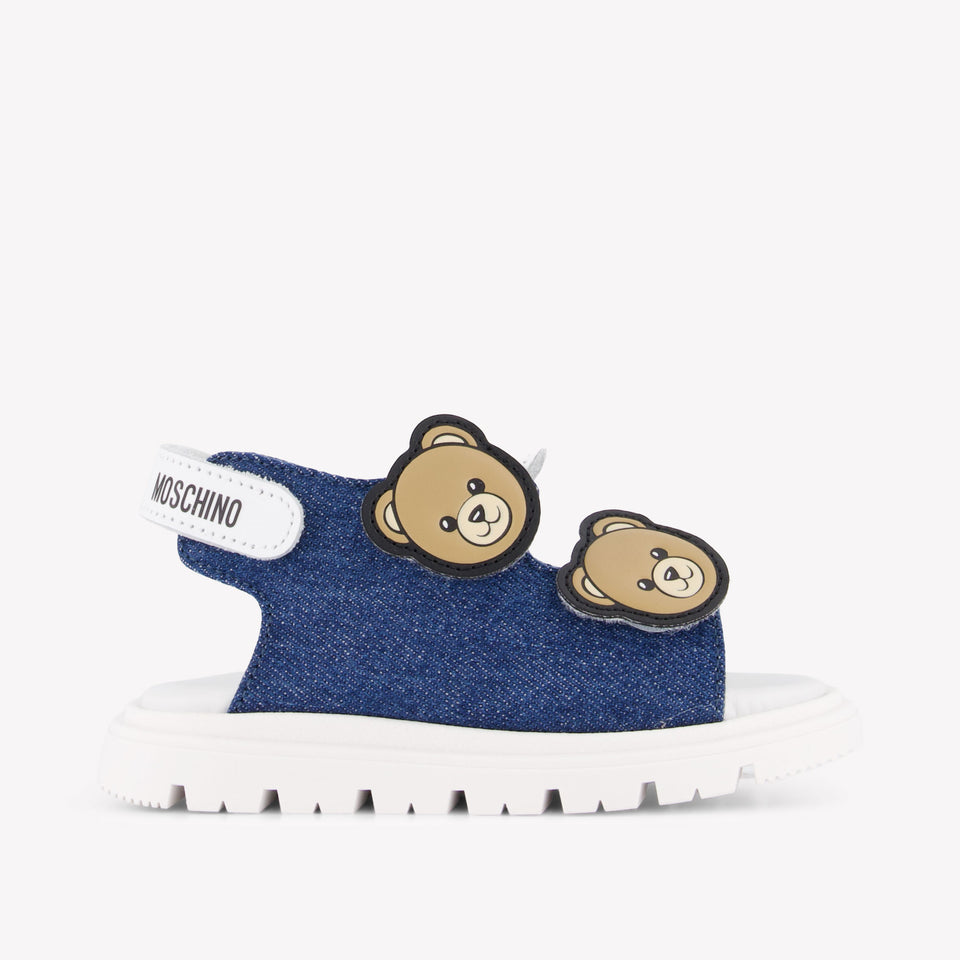 Moschino Unisex Sandalen In Jeans