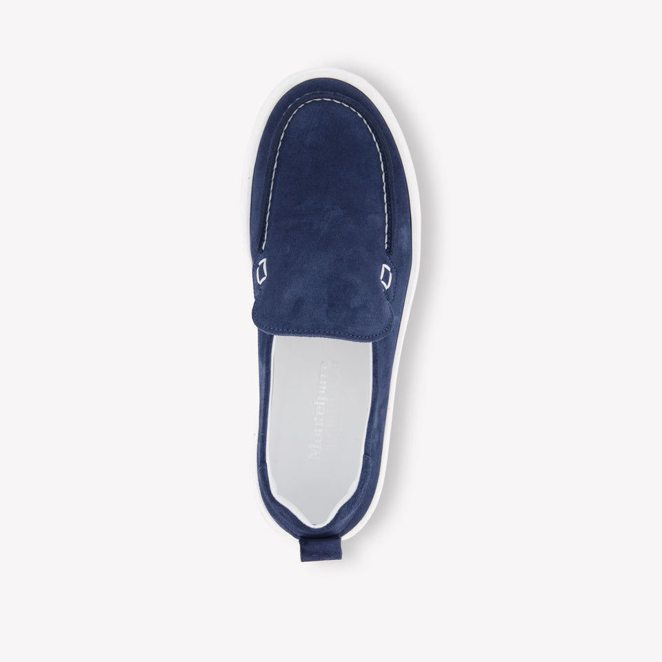 Andrea Montelpare Boys Shoes In Navy
