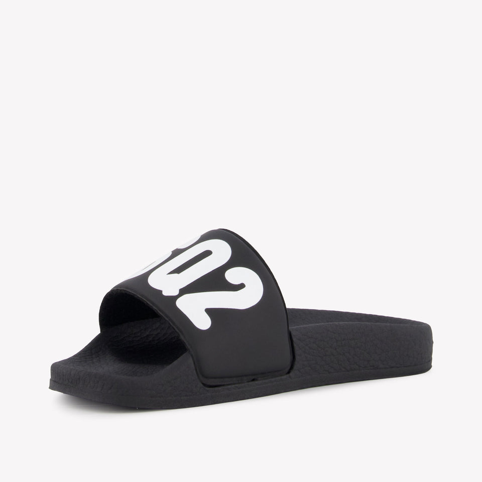 Dsquared2 Boys Flipflops In Black
