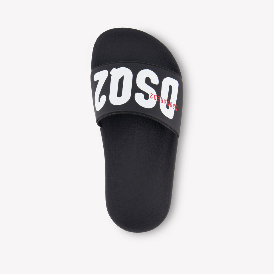 Dsquared2 Boys Flipflops In Black
