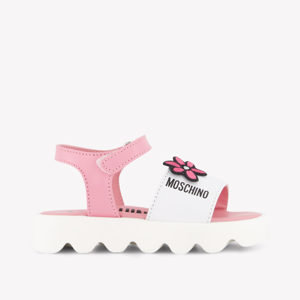 Moschino Meisjes Sandalen In Roze