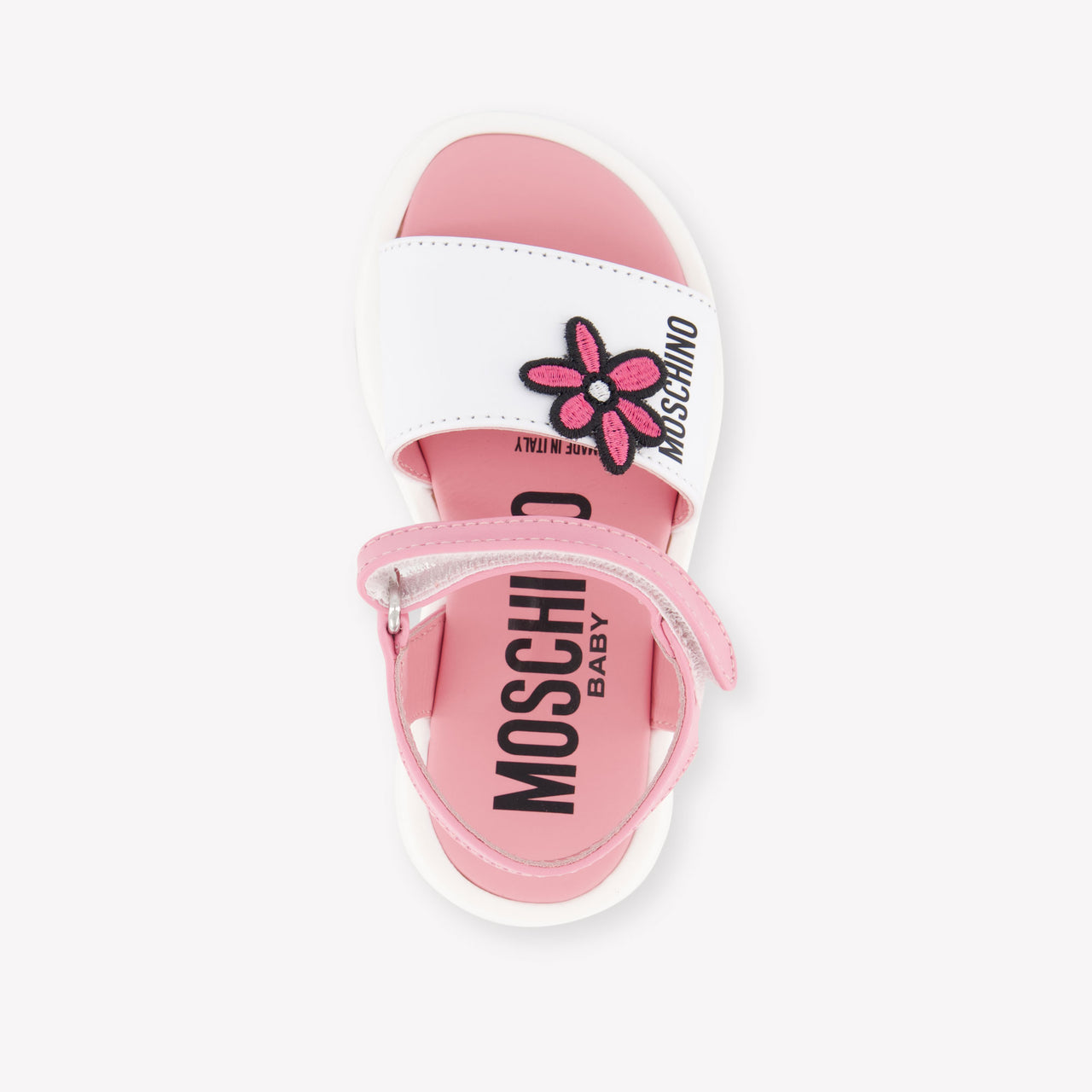 Moschino Girls Sandals In Pink
