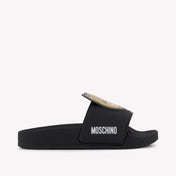 Moschino Unisex Flipflops In Black