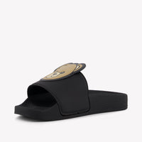 Moschino Unisex Slippers In Zwart
