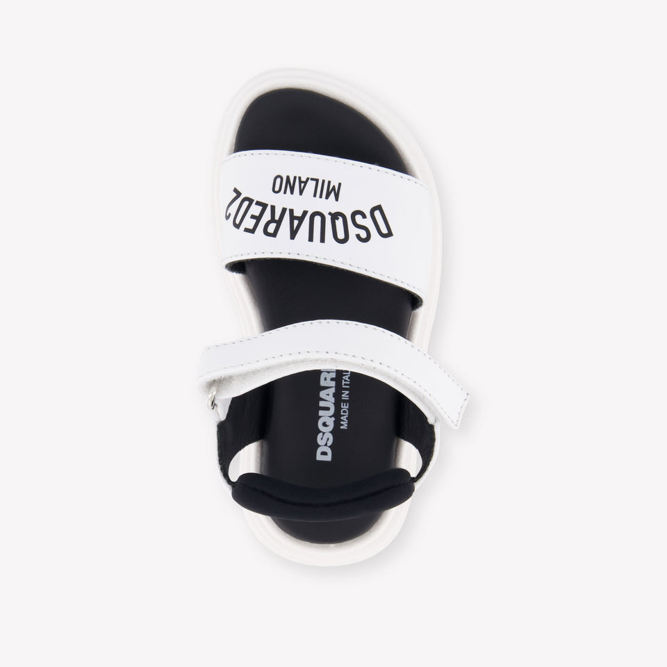 Dsquared2 Unisex Sandals In White