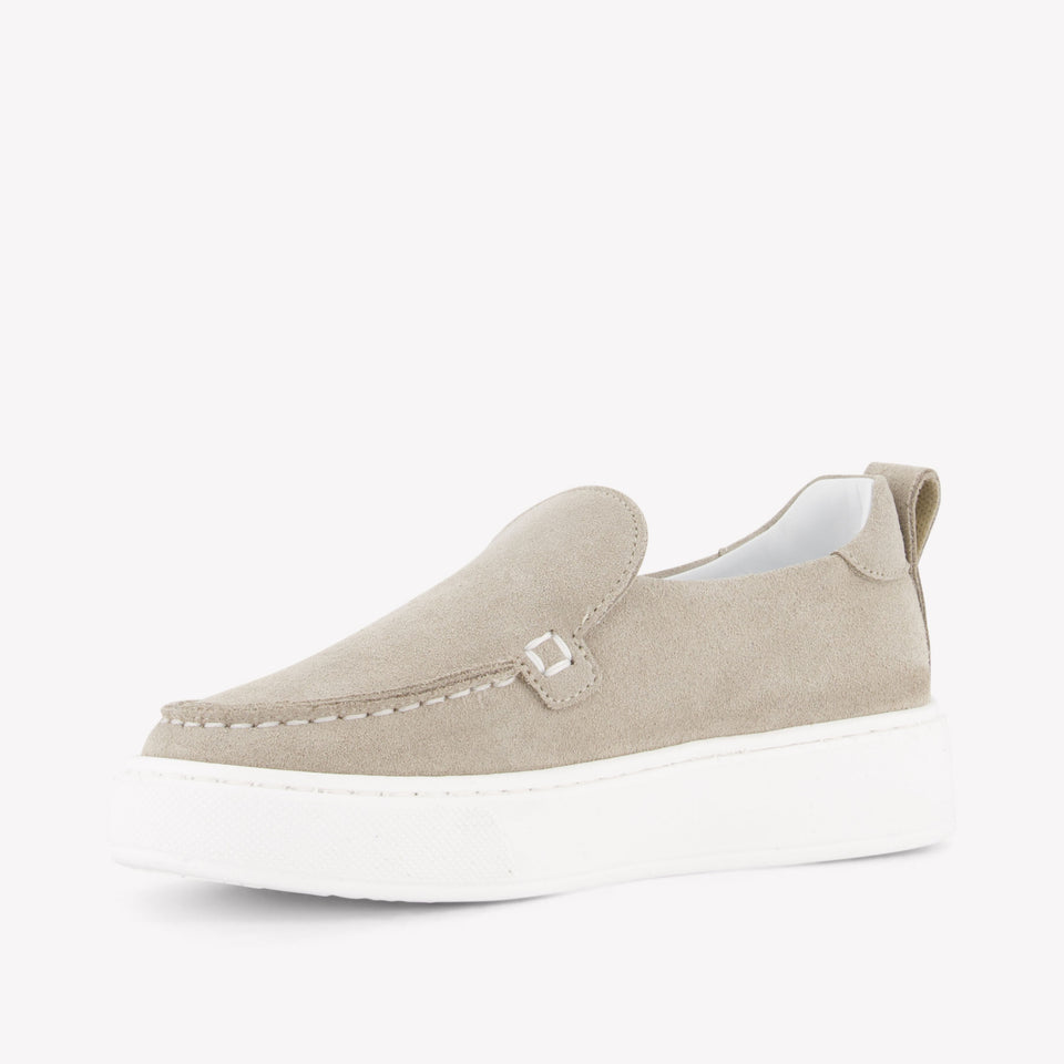Andrea Montelpare Boys Shoes In Taupe