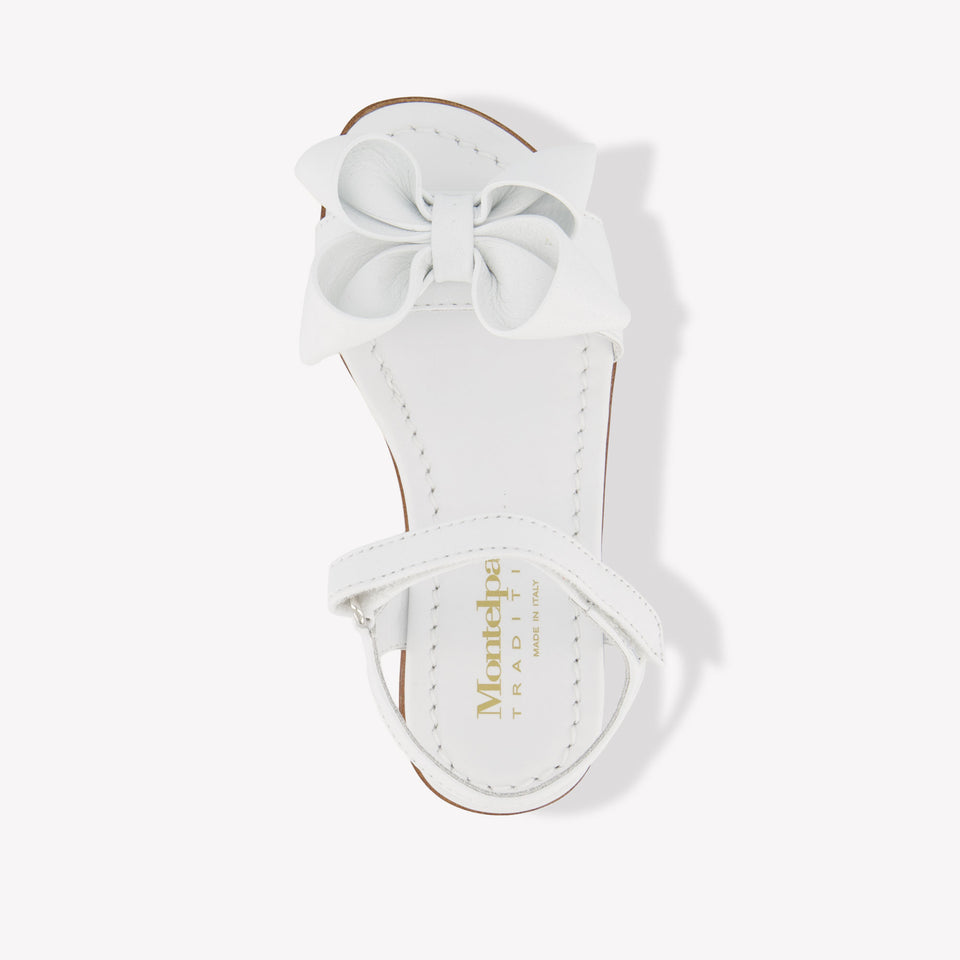 Andrea Montelpare Meisjes Sandalen In Wit