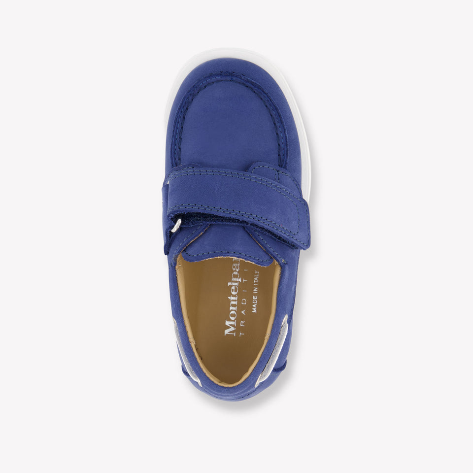 Andrea Montelpare Boys Shoes In Dark Blue