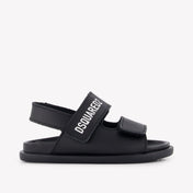 Dsquared2 Boys Sandals In Black