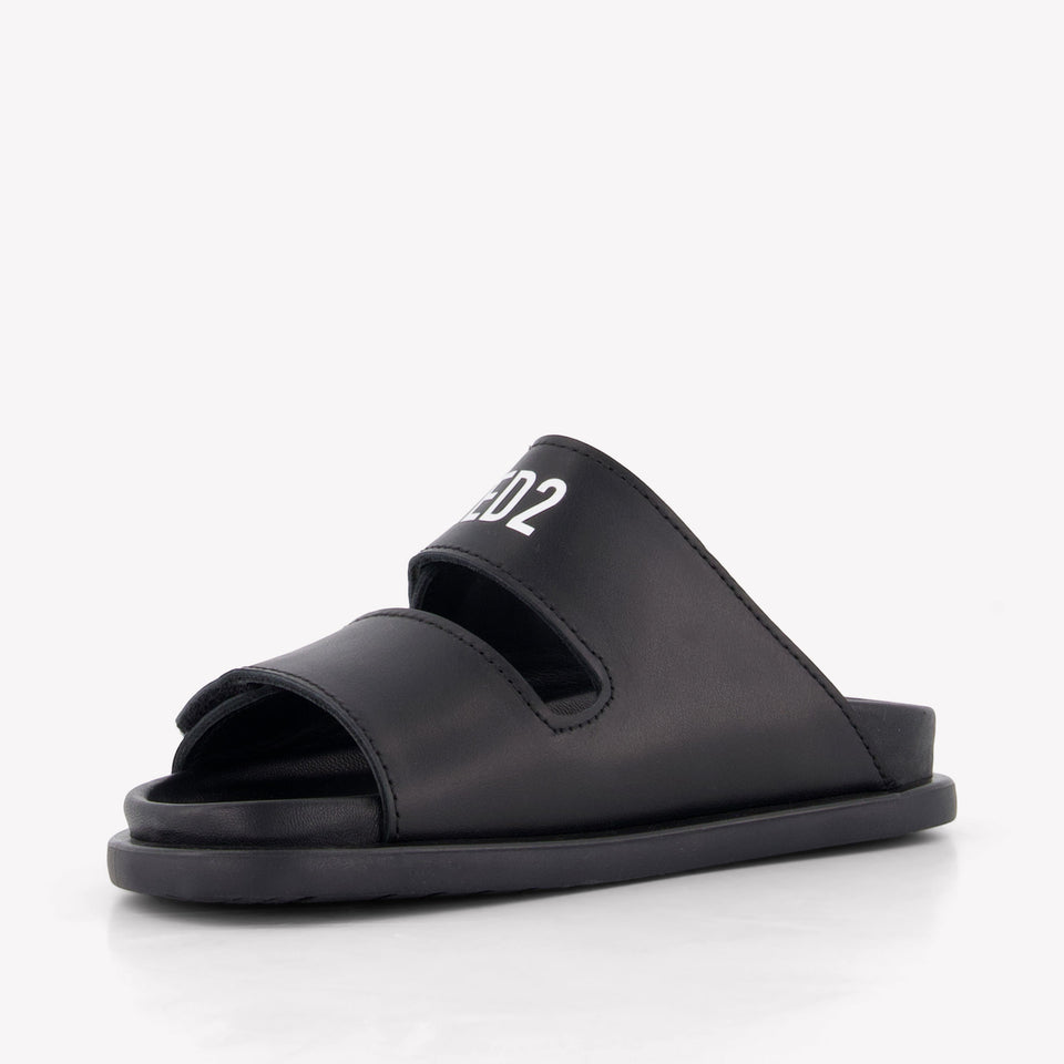Dsquared2 Boys Flipflops In Black