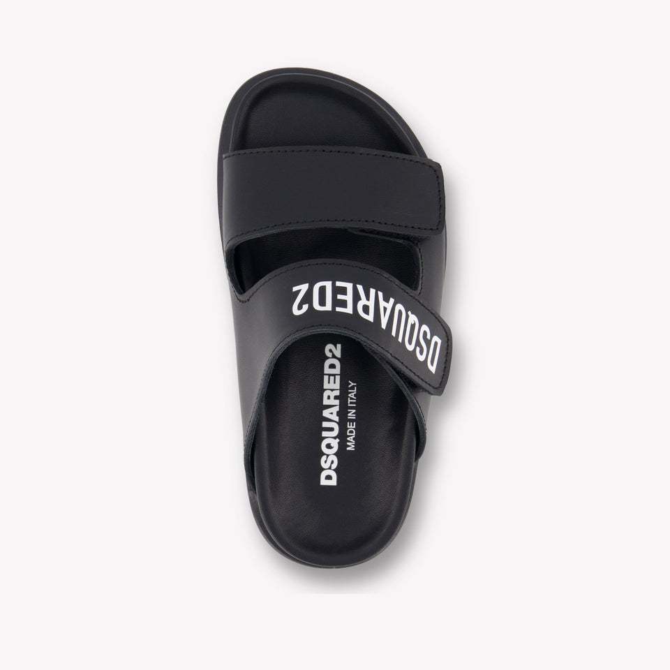 Dsquared2 Boys Flipflops In Black