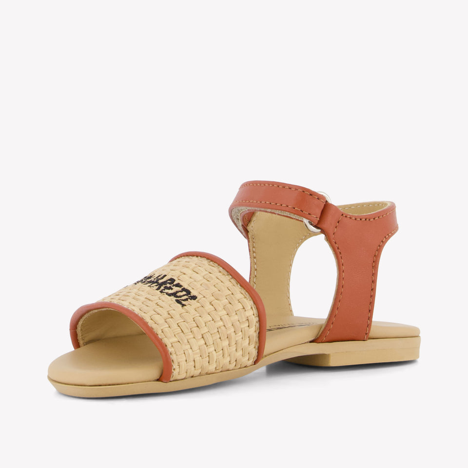 Dsquared2 Girls Sandals In Beige