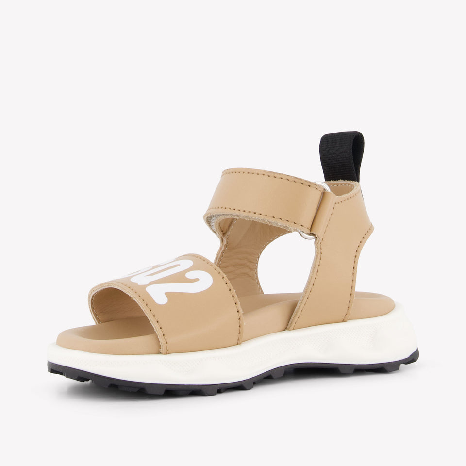 Dsquared2 Meisjes Sandalen In Beige