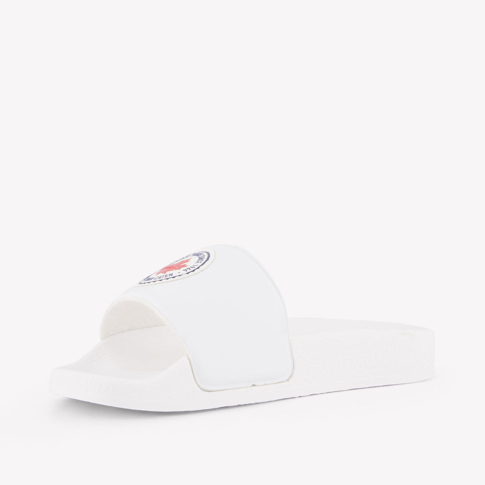 Dsquared2 Boys Flipflops In White