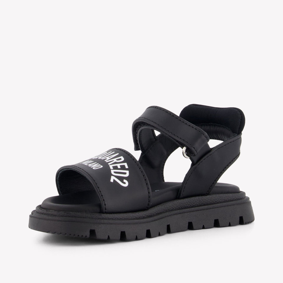 Dsquared2 Unisex Sandals In Black