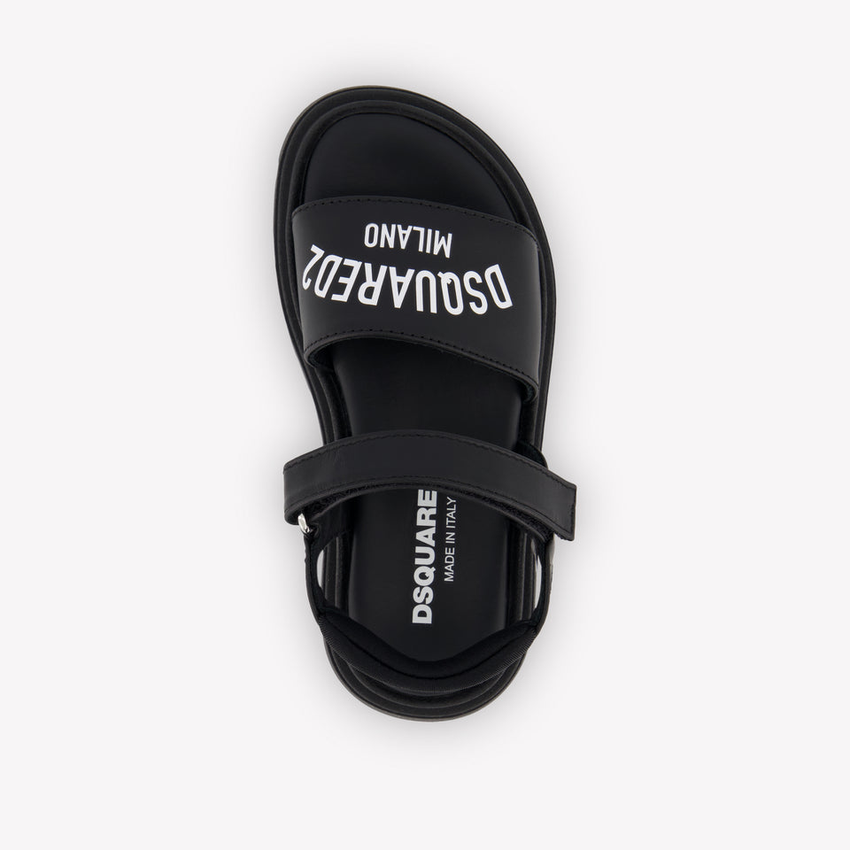 Dsquared2 Unisex Sandals In Black