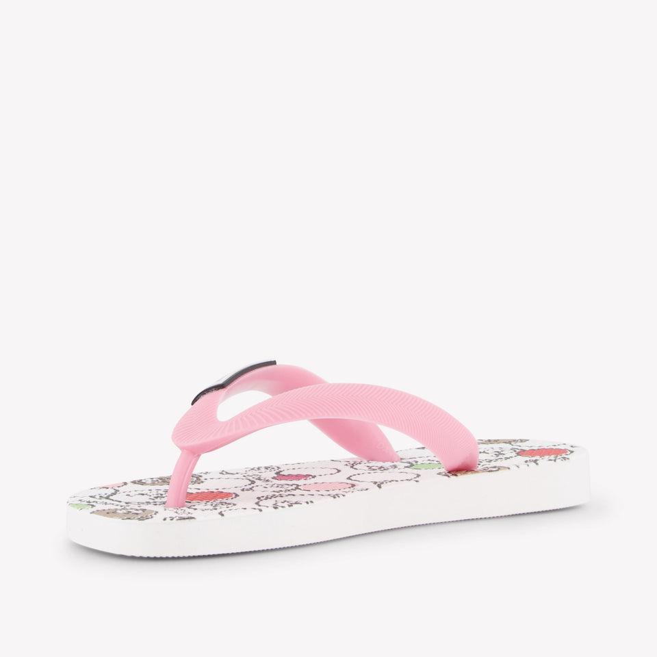 Moschino Meisjes Slippers In Roze