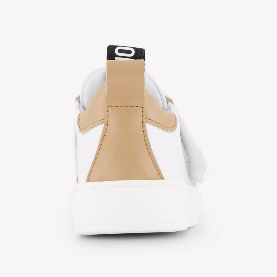 Moschino Unisex Sneakers In Beige