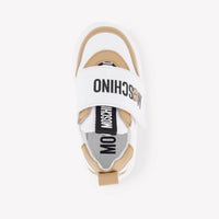 Moschino Unisex Sneakers In Beige