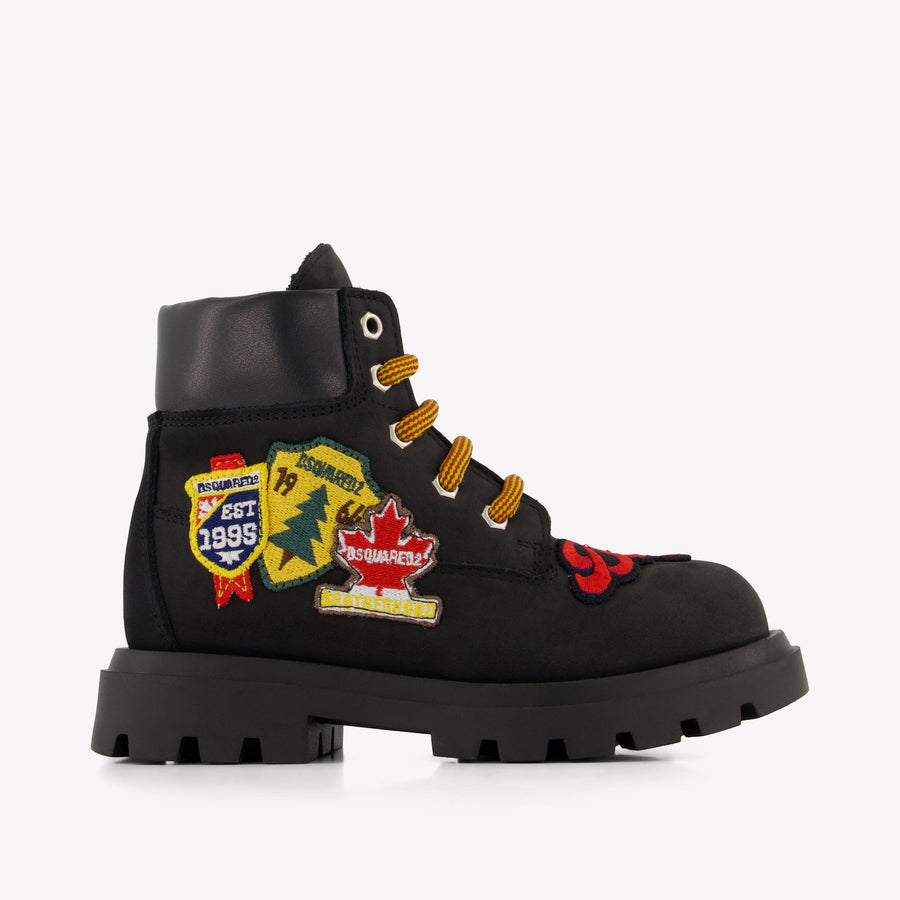 Dsquared2 Boys Boots In Black